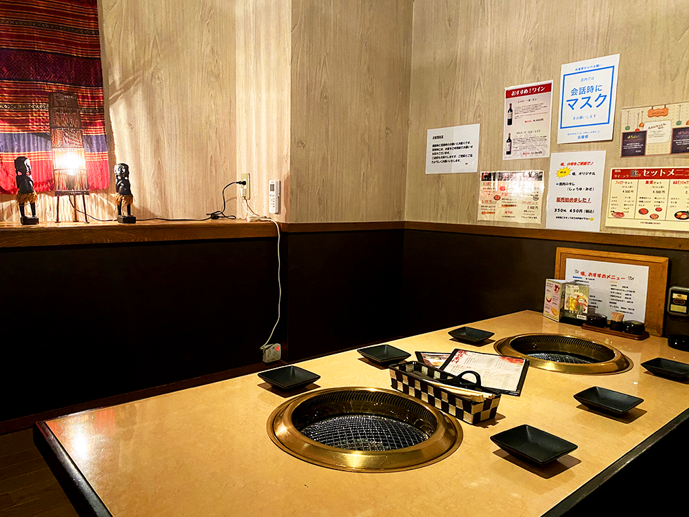 焼肉ダイニング喰(Coo クウ)の店内イメージ