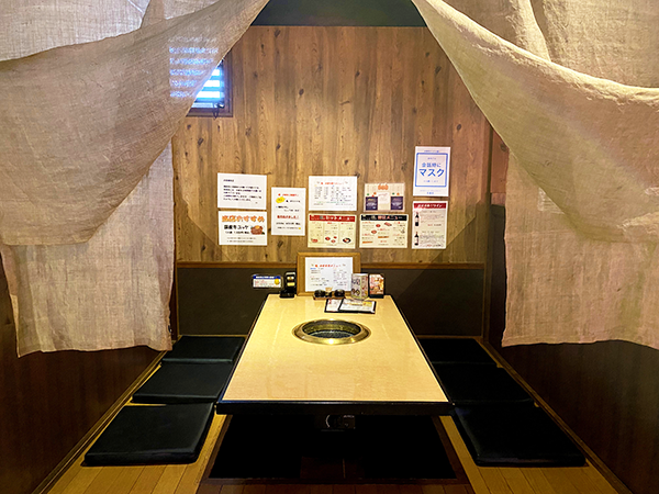 焼肉ダイニング喰(Coo クウ)店内写真